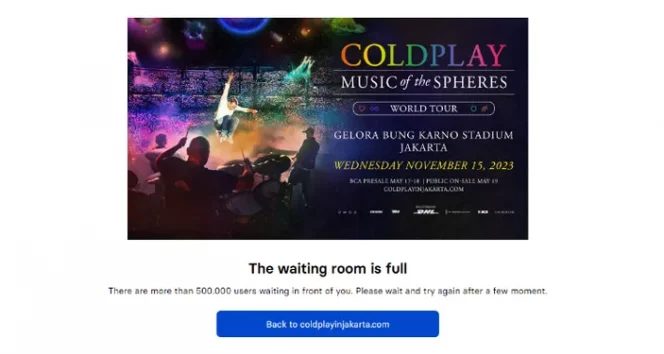 
 Marak Penipuan Tiket Konser Coldplay, Promotor Dapat Sentilan dari Polisi