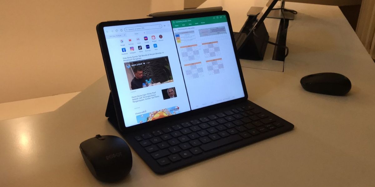 Huawei MatePad Air, Tablet Masa Depan dengan Fitur Follow Cam 2.0 dan AI Noise Cancelling. (Foto : Dok. Istimewa)