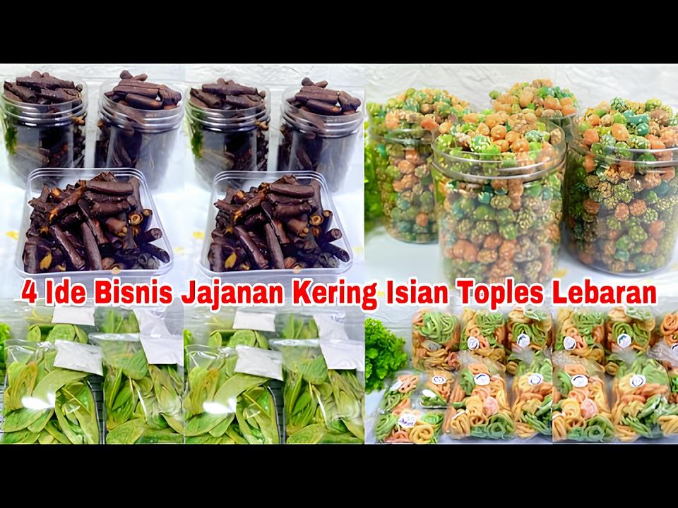 4 Jajanan Kering Kekinian, Favorit untuk Isian Toples Lebaran. (Foto : Dok. Istimewa)