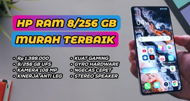 7 Smartphone RAM 8 GB Termurah dan Worth It di 2024. (Foto : Dok. Istimewa)